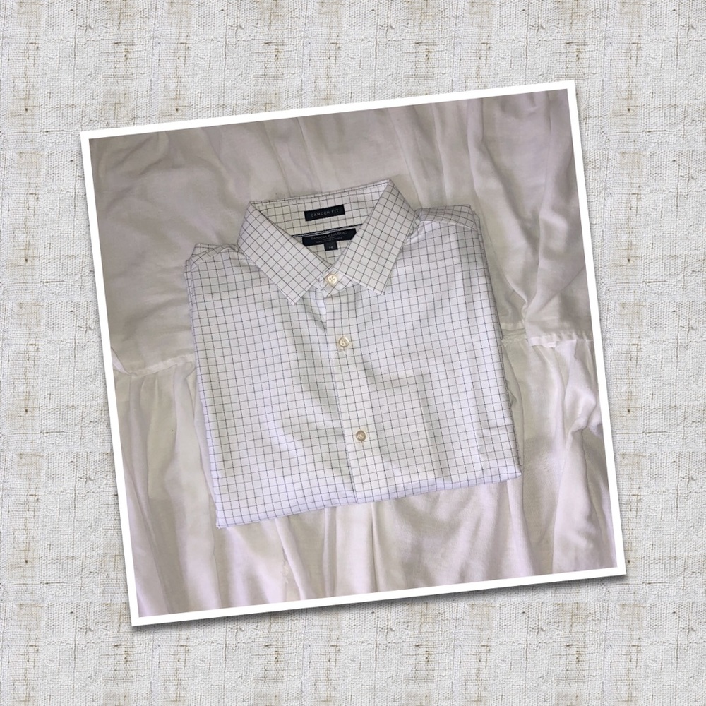 Camden Fit Dark Blue Heather Banana Republic